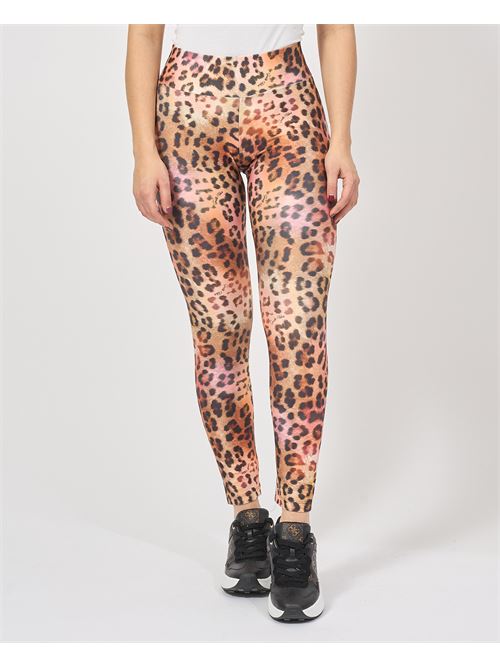 Gaelle Paris women's leggings with animal print GAELLE PARIS | GAABW04390MA51